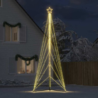 Produktbild för Julgransbelysning 861 LEDs varmvit 478 cm