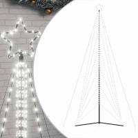 Produktbild för Julgransbelysning 861 LEDs kallvit 478 cm