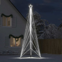 Produktbild för Julgransbelysning 861 LEDs kallvit 478 cm