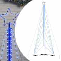 Produktbild för Julgransbelysning 861 LEDs blå 478 cm