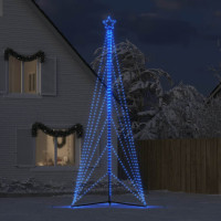 Produktbild för Julgransbelysning 861 LEDs blå 478 cm