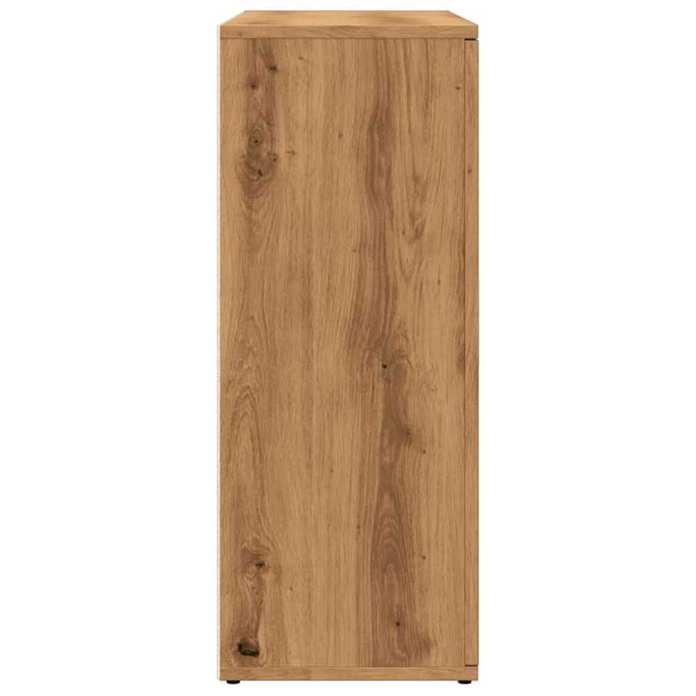 Produktbild för Skänk hantverksmässig ek 91x29,5x75 cm konstruerat trä
