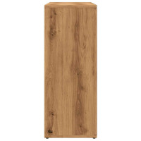 Produktbild för Skänk hantverksmässig ek 91x29,5x75 cm konstruerat trä