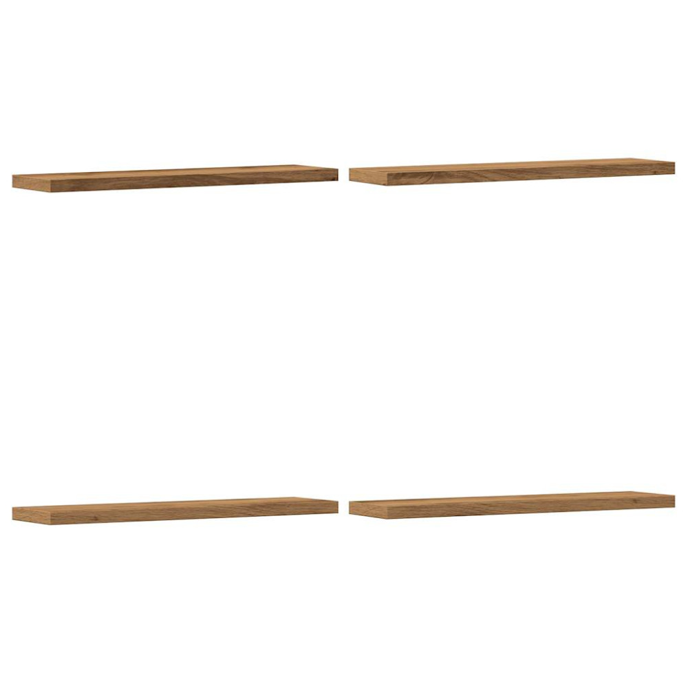 Produktbild för Vägghyllor 4 st artisan ek 40x20x1,5 cm konstruerat trä