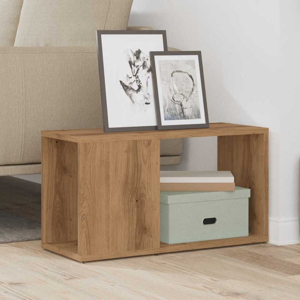Produktbild för Tv-bänk artisan ek 60x24x32cm konstruerat trä
