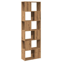 Produktbild för Bokskåp/rumsavdelare artisan ek 60x24x186 cm