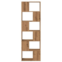 Produktbild för Bokskåp/rumsavdelare artisan ek 60x24x186 cm