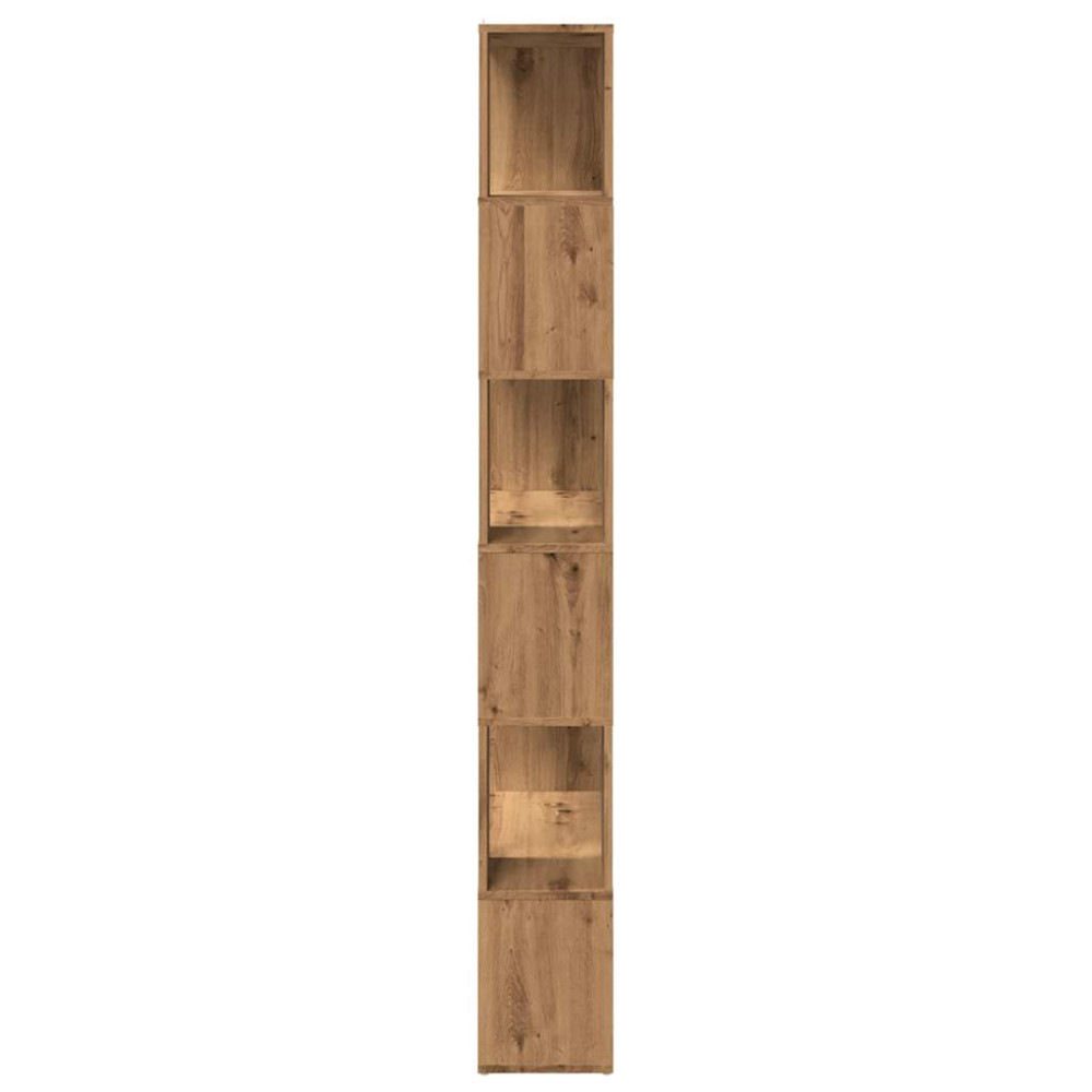 Produktbild för Bokskåp/rumsavdelare artisan ek 80x24x186 cm