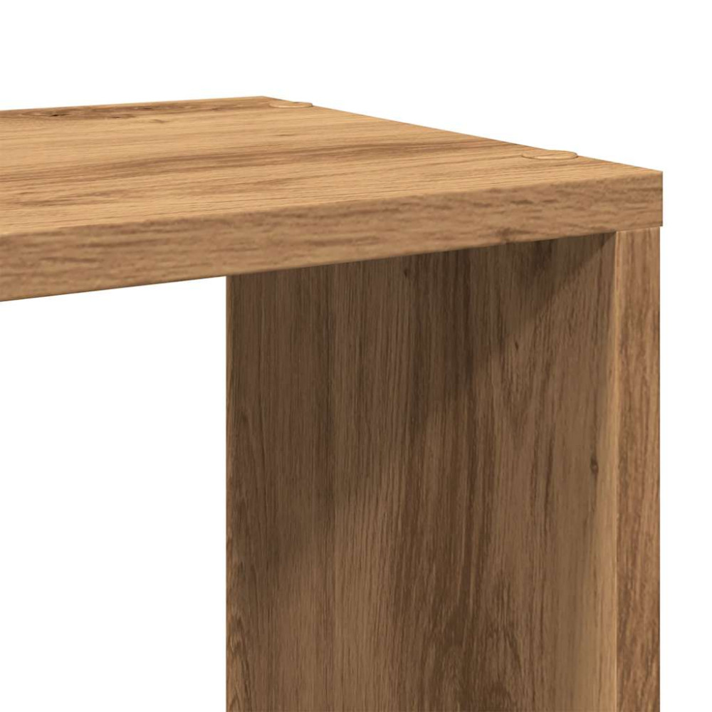 Produktbild för Bokskåp/rumsavdelare artisan ek 80x24x186 cm