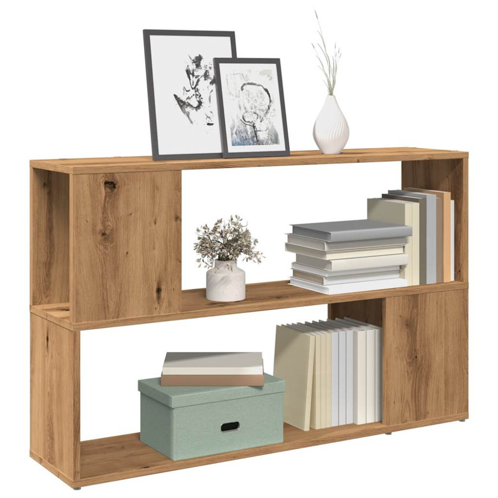 Produktbild för Bokhylla artisan ek 100x24x63 cm konstruerat trä