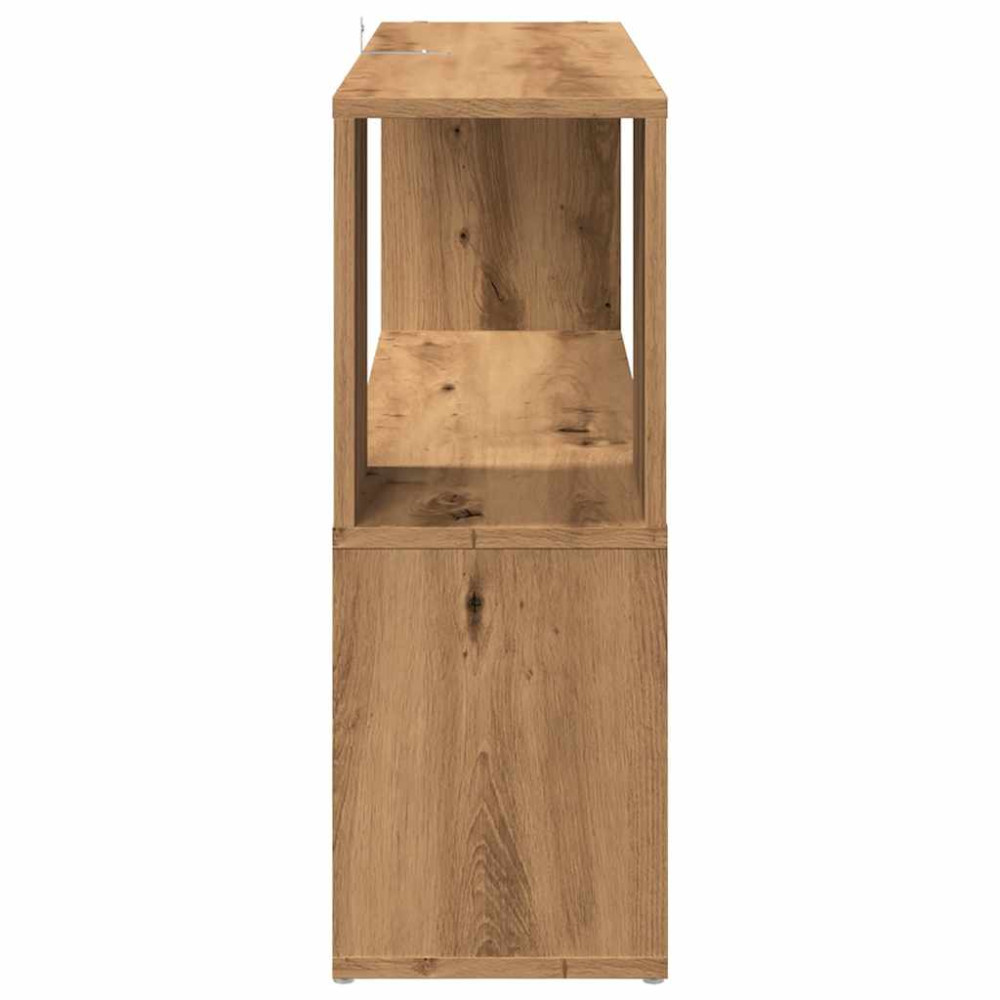 Produktbild för Bokhylla artisan ek 100x24x63 cm konstruerat trä