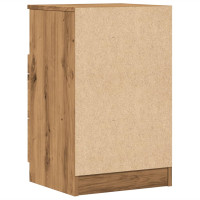 Produktbild för Sängbord artisan ek 40x36x65 cm konstruerat trä