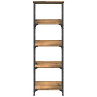 Produktbild för Bokhylla artisan ek 50x33x153 cm konstruerat trä