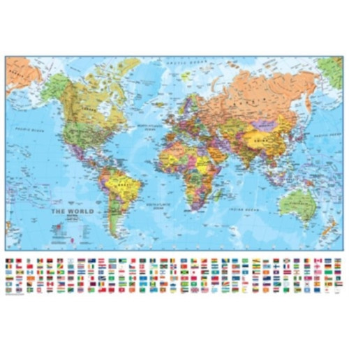 Maps International Ltd World political laminated
