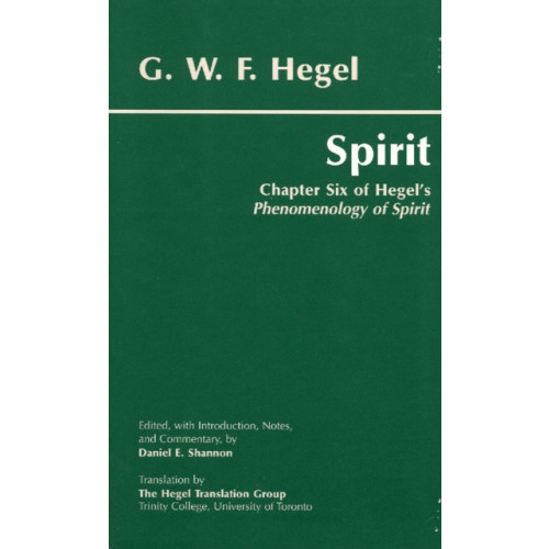 Hackett Publishing Co, Inc Spirit (häftad, eng)