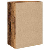 Produktbild för Skoskåp åldrat trä 60x35x84 cm konstruerat trä