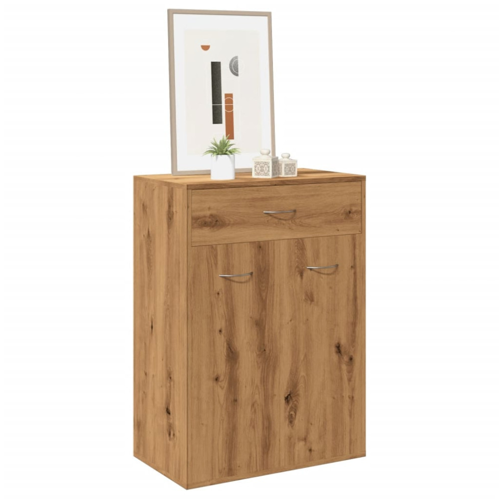 Produktbild för Skoskåp artisan ek 60x35x84 cm konstruerat trä