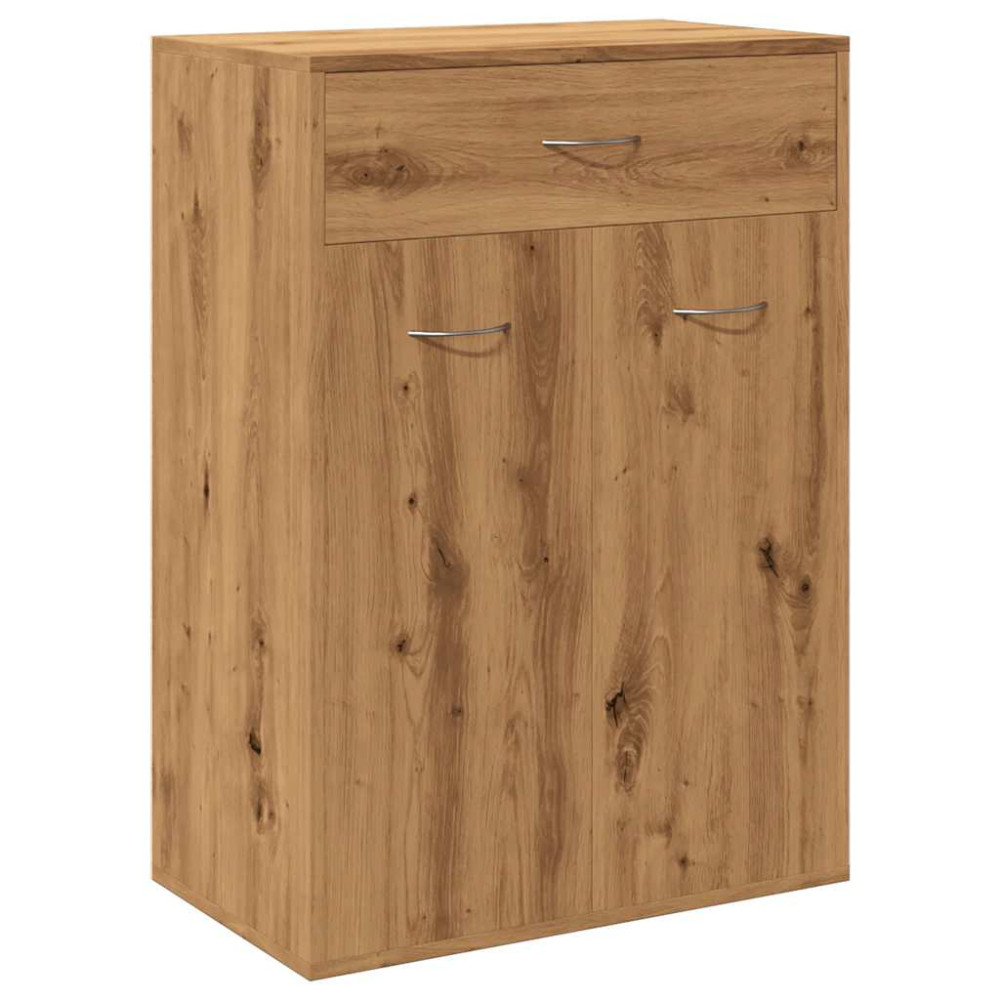 Produktbild för Skoskåp artisan ek 60x35x84 cm konstruerat trä