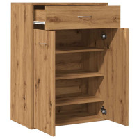 Produktbild för Skoskåp artisan ek 60x35x84 cm konstruerat trä