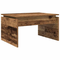 Produktbild för Soffbord åldrat trä 68x50x38 cm konstruerat trä