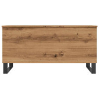 Produktbild för Soffbord artisan ek 90x44,5x45 cm konstruerat trä