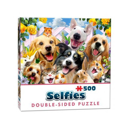 Cheatwell Games Selfie Buddies, Dubbelsidigt Pussel, 500 bitar