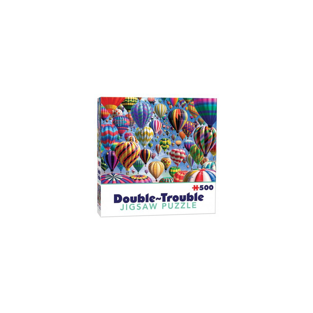 Produktbild för Double Trouble Balloons, Dubbelsidigt Pussel, 500 bitar