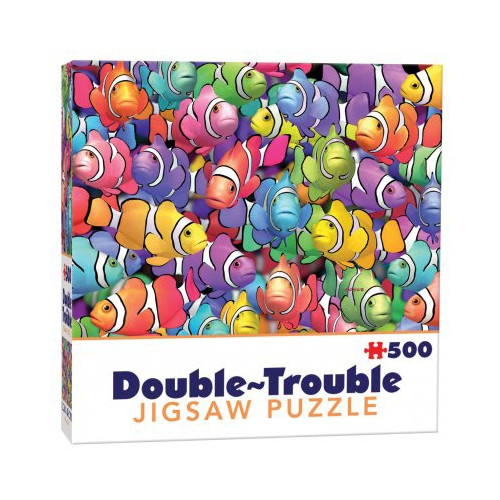 Cheatwell Games Double Trouble Clownfish, Dubbelsidigt Pussel,500 bitar