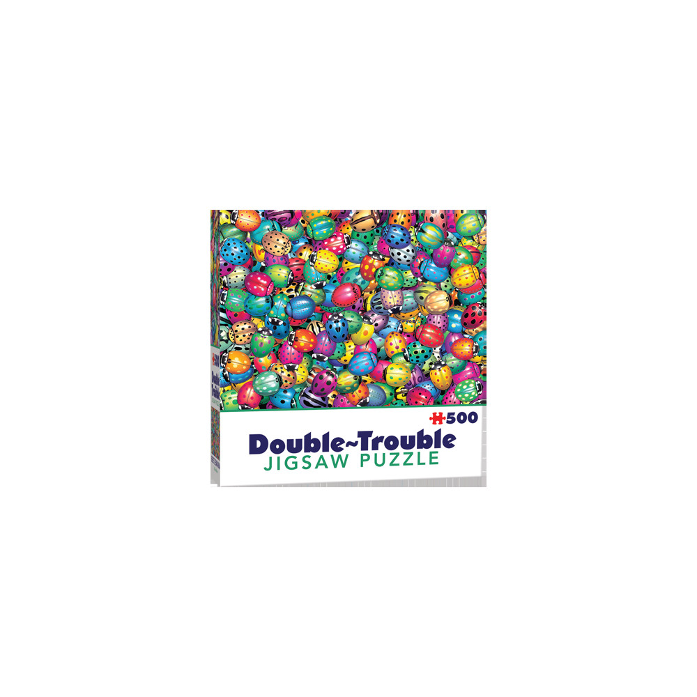 Produktbild för Double Trouble Bugs, Dubbelsidigt Pussel, 500 bitar