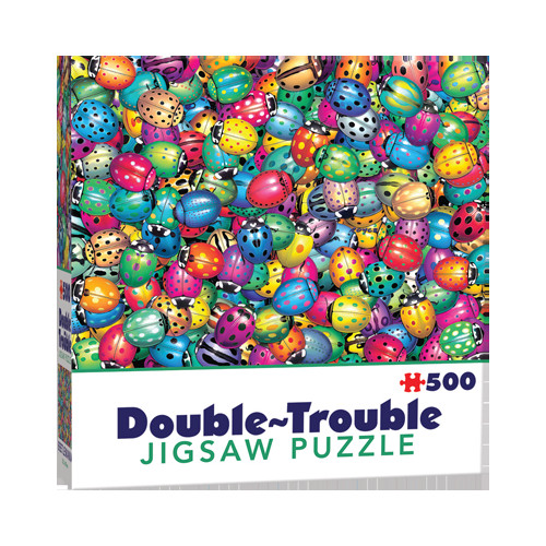 Cheatwell Games Double Trouble Bugs, Dubbelsidigt Pussel, 500 bitar