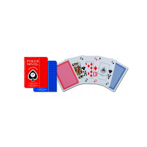 Piatnik Spelkort Poker Plast Texas Hold'em Single Pack