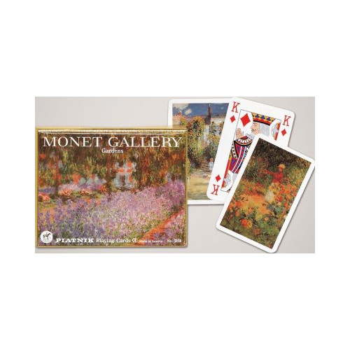 Piatnik Spelkort DeLuxe Monet Gardens Double Deck