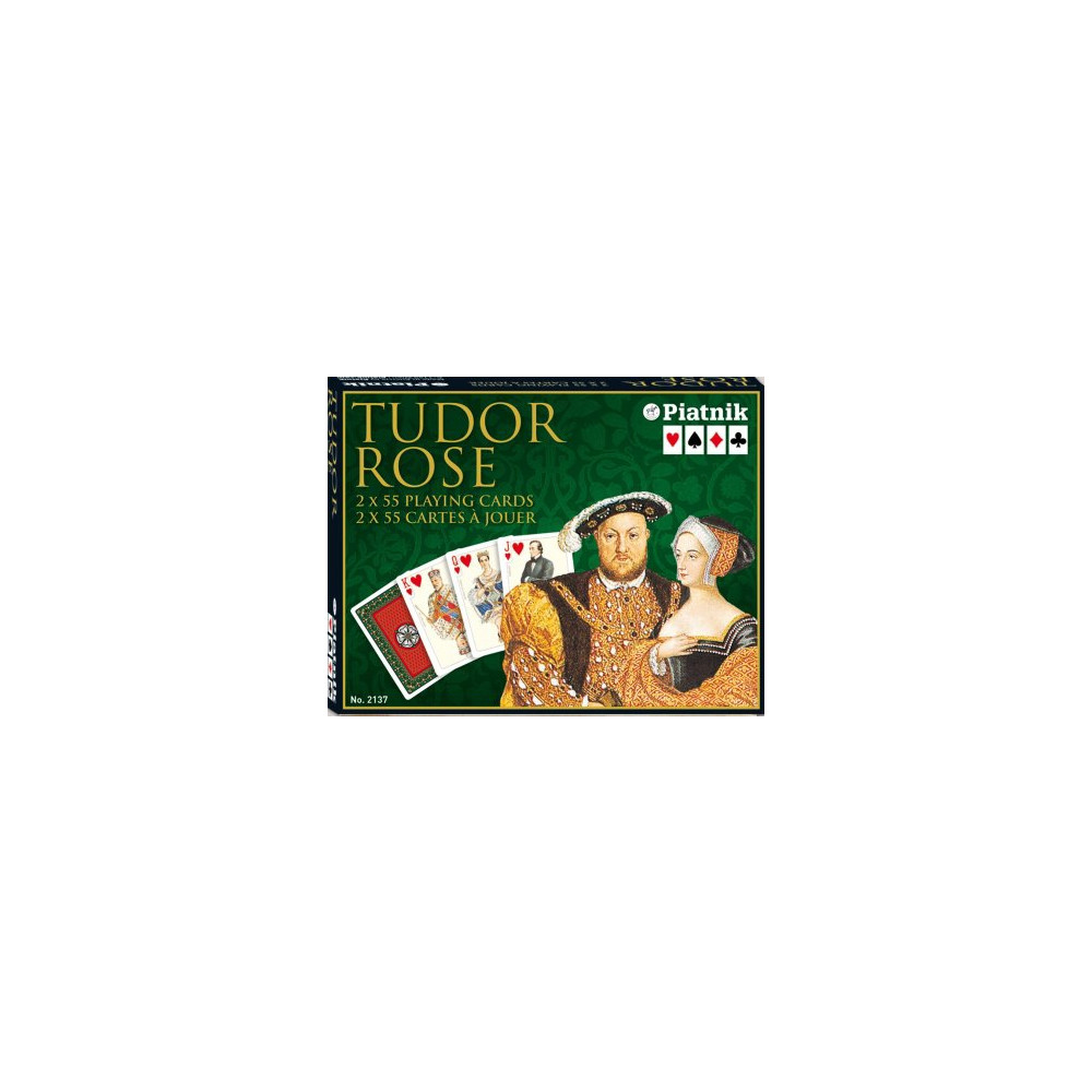 Produktbild för Spelkort DeLuxe Tudor Rose Double Deck