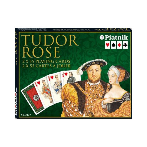 Piatnik Spelkort DeLuxe Tudor Rose Double Deck