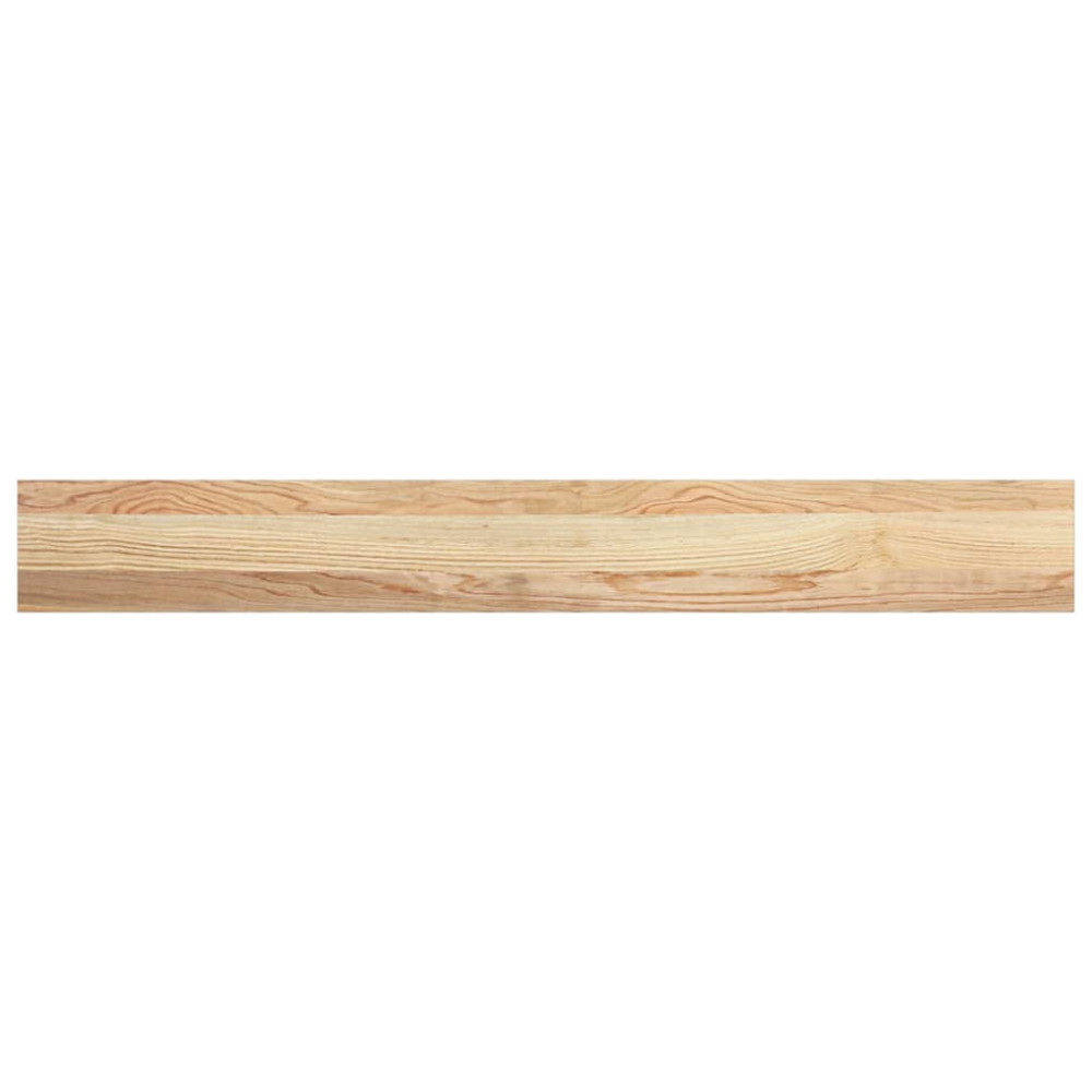 Produktbild för Fönsterbänkar 2 st obehandlad 120x15x2 cm massiv ek