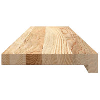 Produktbild för Fönsterbänkar 2 st obehandlad 90x20x2 cm massiv ek