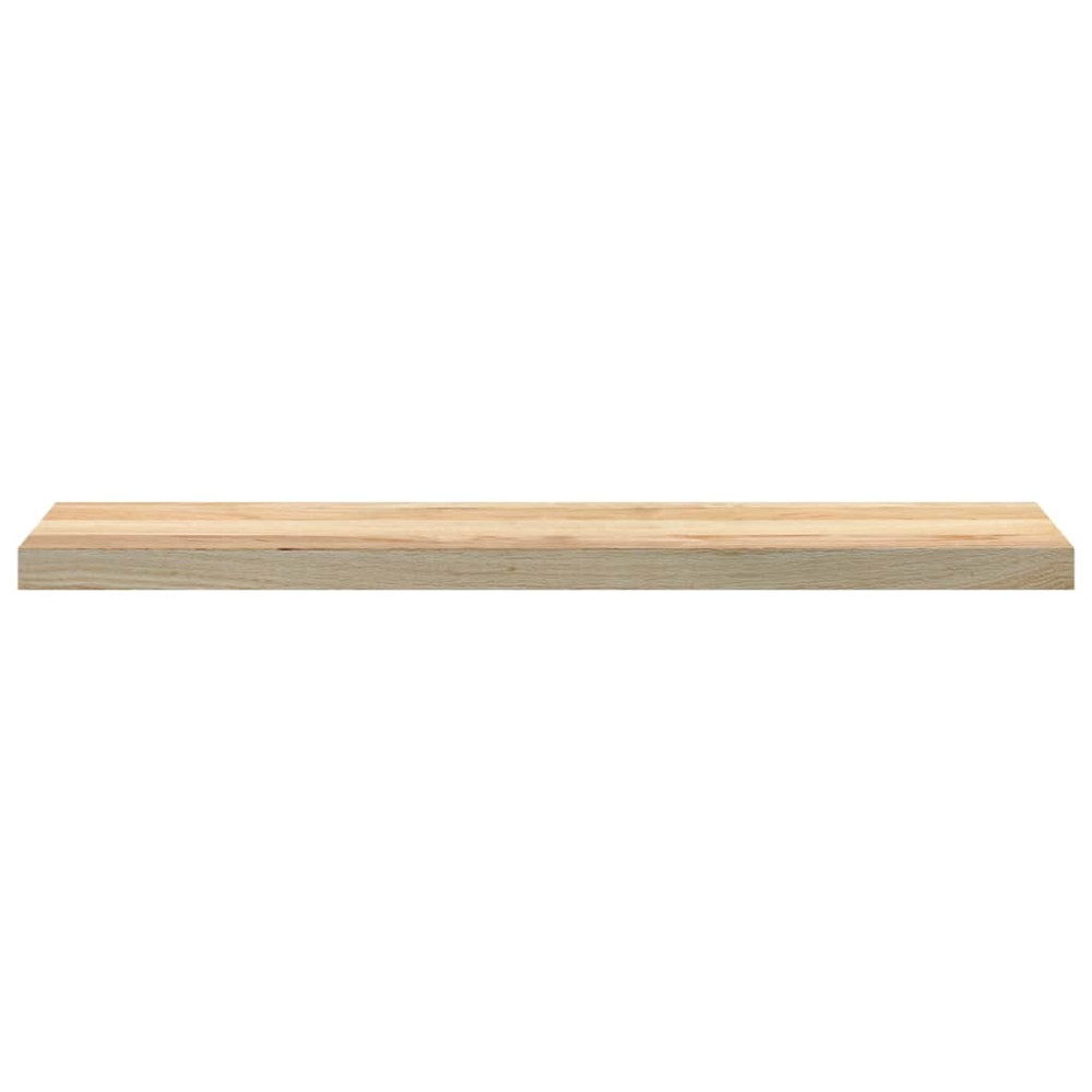 Produktbild för Fönsterbänkar 2 st obehandlad 100x20x2 cm massiv ek