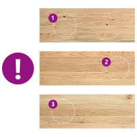 Produktbild för Fönsterbänkar 2 st obehandlad 70x25x2 cm massiv ek