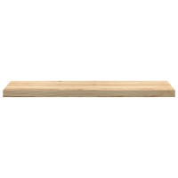 Produktbild för Fönsterbänkar 2 st obehandlad 100x25x2 cm massiv ek