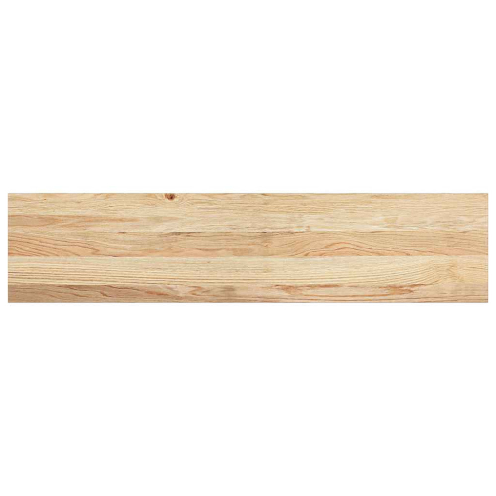 Produktbild för Fönsterbänkar 2 st obehandlad 110x25x2 cm massiv ek