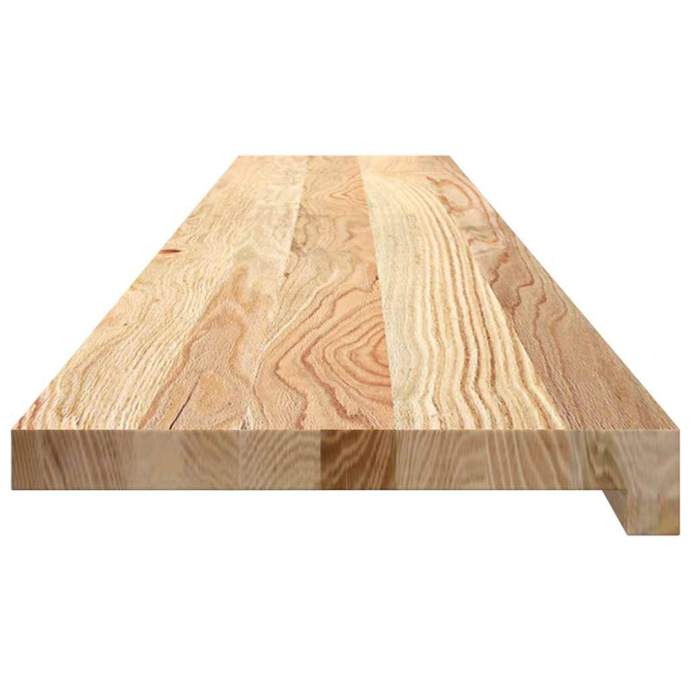 Produktbild för Fönsterbänkar 2 st obehandlad 140x25x2 cm massiv ek