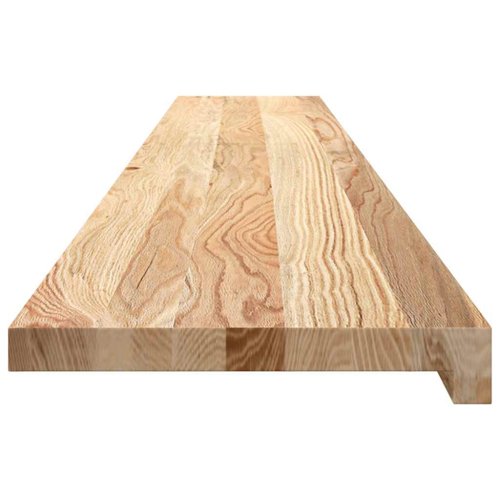 Produktbild för Fönsterbänkar 2 st obehandlad 160x25x2 cm massiv ek