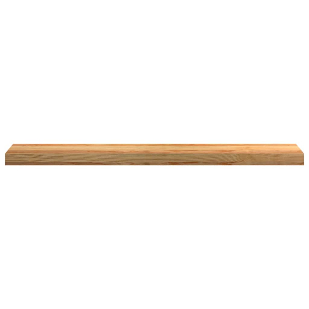 Produktbild för Fönsterbänkar 2 st ljusbrun 100x15x2 cm massiv ek