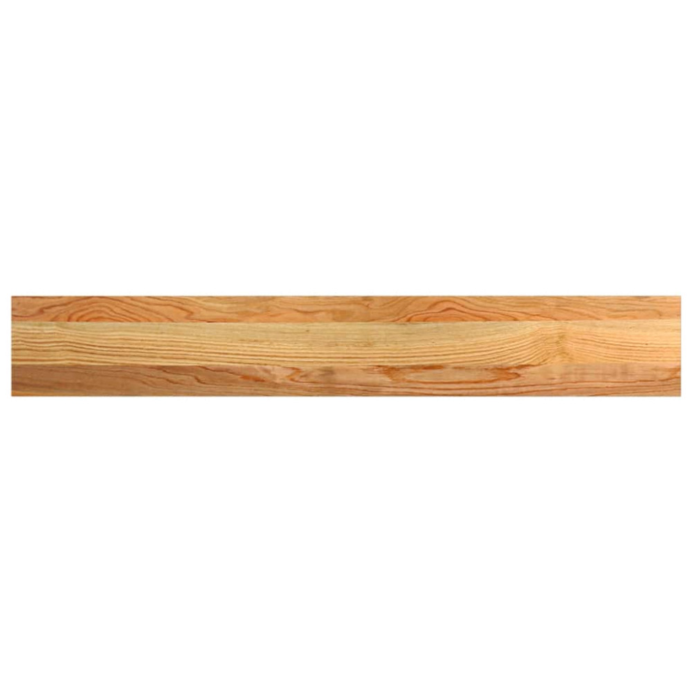 Produktbild för Fönsterbänkar 2 st ljusbrun 100x15x2 cm massiv ek