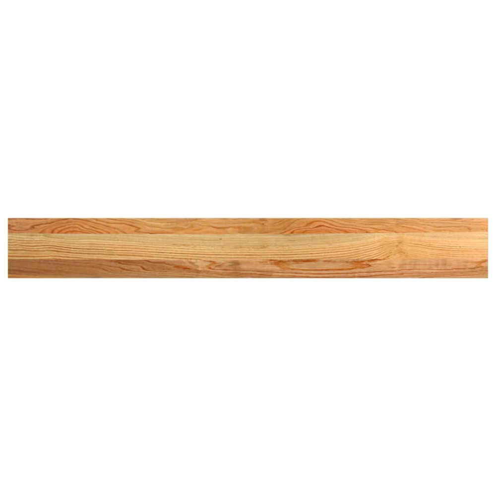 Produktbild för Fönsterbänkar 2 st ljusbrun 120x15x2 cm massiv ek