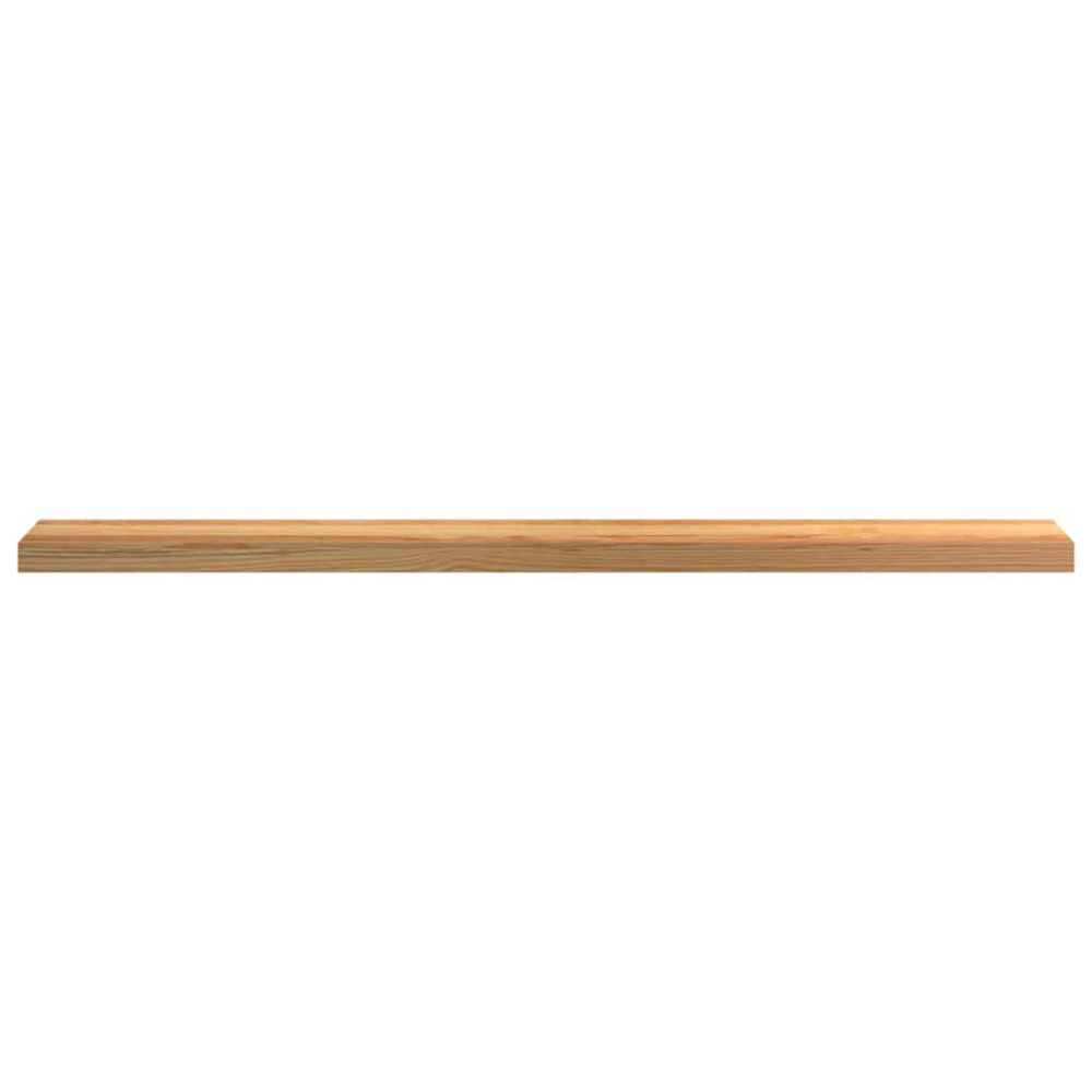 Produktbild för Fönsterbänkar 2 st ljusbrun 140x15x2 cm massiv ek