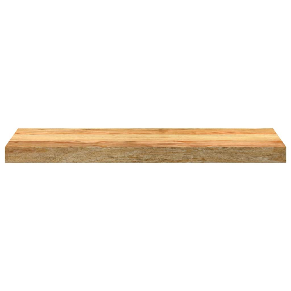Produktbild för Fönsterbänkar 2 st ljusbrun 70x20x2 cm massiv ek