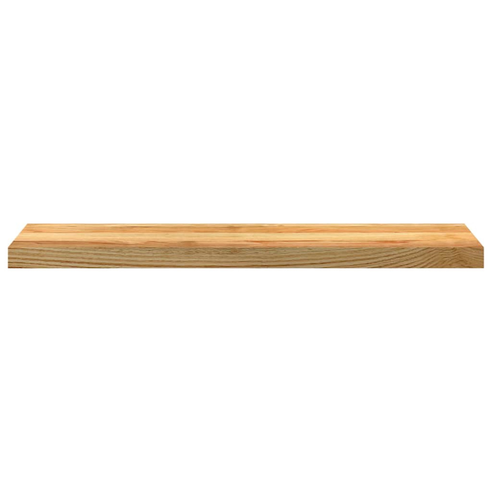 Produktbild för Fönsterbänkar 2 st ljusbrun 90x20x2 cm massiv ek