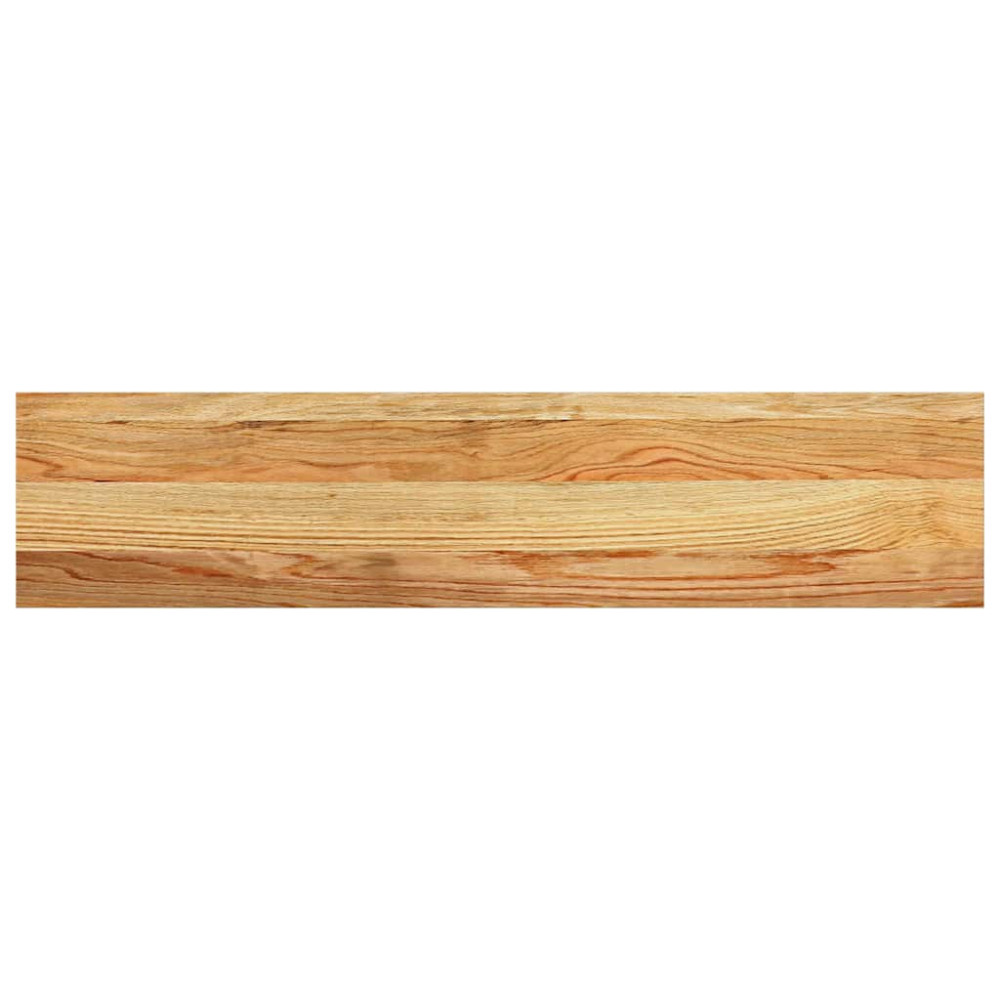 Produktbild för Fönsterbänkar 2 st ljusbrun 90x20x2 cm massiv ek