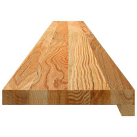 Produktbild för Fönsterbänkar 2 st ljusbrun 160x20x2 cm massiv ek
